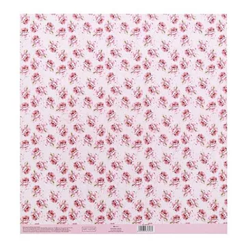 Бумага 30х30 см на клеевой основе "Аромат цветов" (АртУзор)