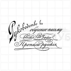 Штамп "Руководство к обучению", 6,8х4 см (Скрапклуб) Штамп "Руководство к обучению", 6,8х4 см (Скрапклуб)