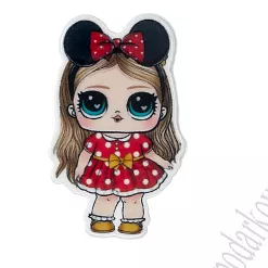 Акриловое украшение "Куколка 5", 2,2х3,6 см