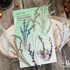 Нож "Ветки вербы", 8,5х6,5 см (AgiArt)