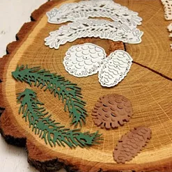 Набор ножей для вырубки "Веточки с шишками" (AgiArt)