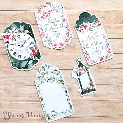 Набор высечек из бумаги "Зимняя прелесть. Надписи" (ScrapMania)