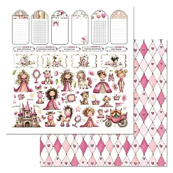 Бумага "Маленькая королева. Детали" (ScrapMania)