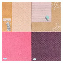 Набор бумаги 30х30 см "Me to You. Просто маленький привет", 12 листов (АртУзор)