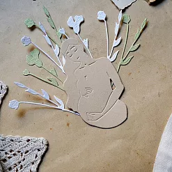 Нож "Сухоцветы", 3,2 см (Scrapfriend)