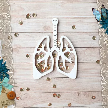 Чипборд "Спасибо, доктор! Шейкер. Легкие маленькие" (ScrapMania)