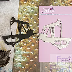 Нож "Нефтяная вышка", 9,3х8 см (Fantasy) Нож "Нефтяная вышка", 9,3х8 см (Fantasy)