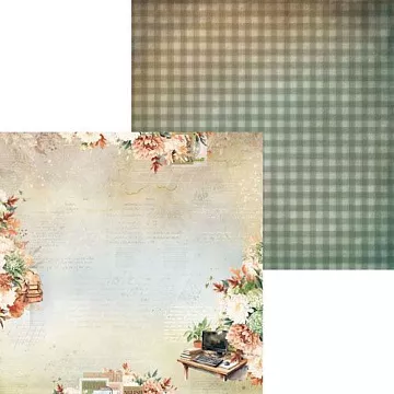 Бумага 30х30 см "Первый звонок. Лист 01" (Scrapodelie)