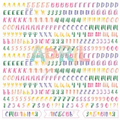 Бумага "Пиономания. Алфавит пионы" (April Paper)