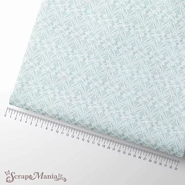 Отрез ткани 75х50 см "МурТильда. Голубой узор" (ScrapMania)