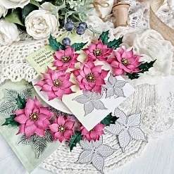 Нож "Бархатная пуансеттия", 6,5х6 см (AgiArt)