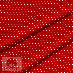Отрез ткани 79х50 см "Горошек на красном" (Cotton) Отрез ткани 79х50 см "Горошек на красном" (Cotton)