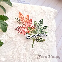 Нож "Листья леса. Лакрица", 5х7,7 см (ScrapMania)