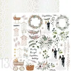 Набор 30х30 см "Beautiful moments", 9 листов (13Arts)