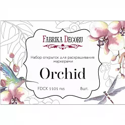 Набор карточек "Wild orchid" на русском (Фабрика Декору)