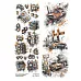 Лист с картинками 10х30 см "Стальное сердце. Напряжение" (ScrapMania)