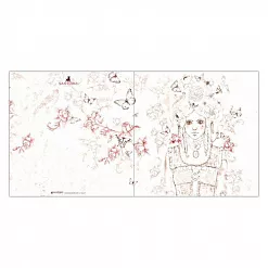 Набор заготовок для открыток 15х15 см с конвертами "Santoro's Willow", 12 шт (DoCrafts)