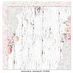 Набор бумаги 15х15 см "Yesterday", 36 листов (Lemon Craft)