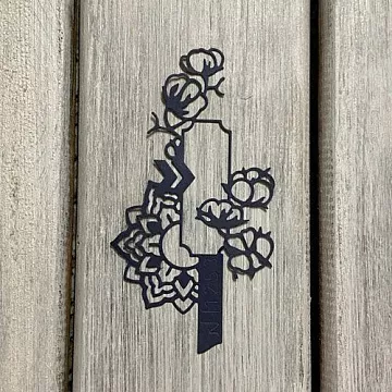 Нож "Хлопковые истории 7", 7,5х13,5 см (ArtScrap)