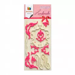 Набор вырубок из фетра 7х16 см "Вензеля 3" (Липляндия)