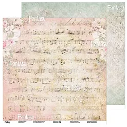 Бумага 30х30 см "Симфония нежности 3" (Fantasy)