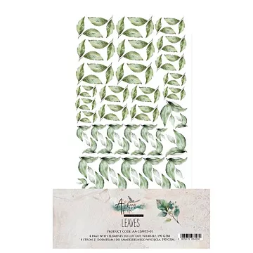 Набор бумаги 15х30 см "Gentleness", 4 листа (Alchemy of Art)