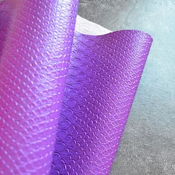 Отрез экокожи 30х69 см "Текстурный. Питон фиолет" (Pty Китай)
