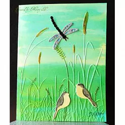 Папка для тиснения А6 "Камыши" (Darice) Папка для тиснения А6 "Камыши" (Darice)