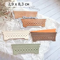 Нож "Цветочные кашпо. Прямоугольные", 8,3х2,9 см (ScrapMania) Нож "Цветочные кашпо. Прямоугольные", 8,3х2,9 см (ScrapMania)