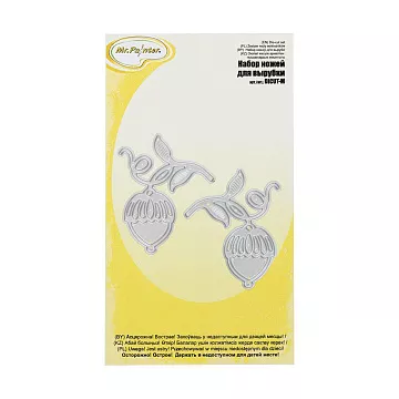 Нож "Цветы 6", 4,3x4,2 см (Mr.Painter)