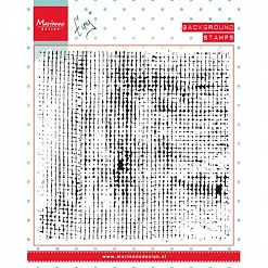 Штамп фоновый "Потертые линии" (Marianne design)