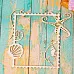 Украшение из чипборда "Рамка. Море" (ScrapКрым)