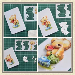 Аппликация бумажная вырубная "Город на берегу реки" А4 (DoCrafts) Аппликация бумажная вырубная "Город на берегу реки" А4 (DoCrafts)