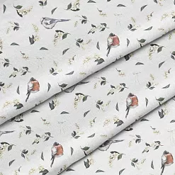 Отрез ткани 40х50 см "Пташка" (UnicornFabrics)