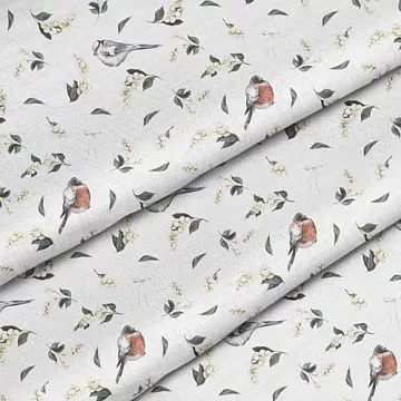 Отрез ткани 40х50 см "Пташка" (UnicornFabrics)
