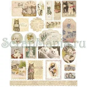 Набор наклеек "Котята" (Melissa Frances)