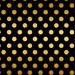 Бумага с фольгированием "Every day gold. Golden dots black" (Скрапмир) Бумага с фольгированием "Every day gold. Golden dots black" (Скрапмир)