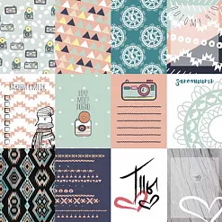 Набор карточек "Тепло и уютно" (Polkadot)