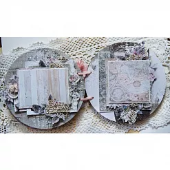 Заготовка для альбома 20х20 см "Снежинка 2" (CraftStory)