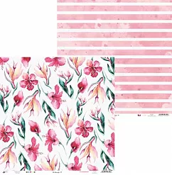 Набор бумаги 30х30 см "Let's flamingle", 12 листов (Piatek13) Набор бумаги 30х30 см "Let's flamingle", 12 листов (Piatek13)