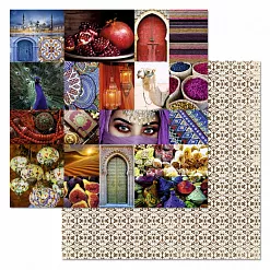 Бумага "Сердце востока. Фрагменты" (ScrapMania)