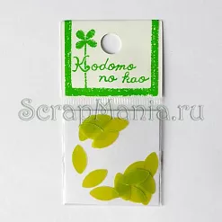 Набор мини-листиков "Светло-зеленые" (Kodomo no kao)