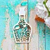 Украшение из чипборда "Бутылка. Морское дно" (ScrapКрым) Украшение из чипборда "Бутылка. Морское дно" (ScrapКрым)