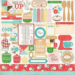 Набор бумаги 30х30 см "Homemade with Love", 12 листов (Carta Bella)