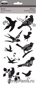 Набор штампов TPС Studio "Птицы" (93406)