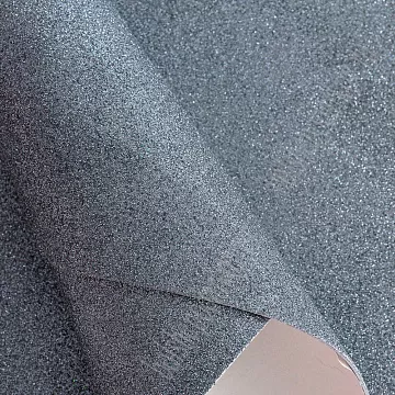 Лист фоамирана А4 с глиттером "Черное серебро", на клеевой основе, 2 мм