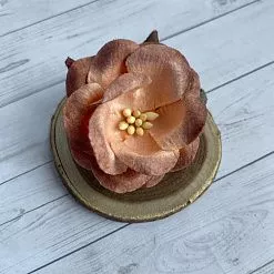 Цветок дикой розы "Коричневый двухтоновый", 1 шт (Craft)