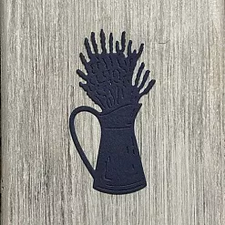 Нож "Кувшин с лавандой", 4х7,5 см (ArtScrap)