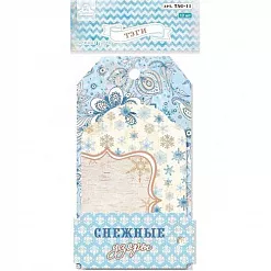 Набор тегов "Снежные узоры" (Рукоделие) Набор тегов "Снежные узоры" (Рукоделие)