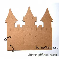 Заготовка для альбома 18х18 см "Замок" (Арс Хобби)